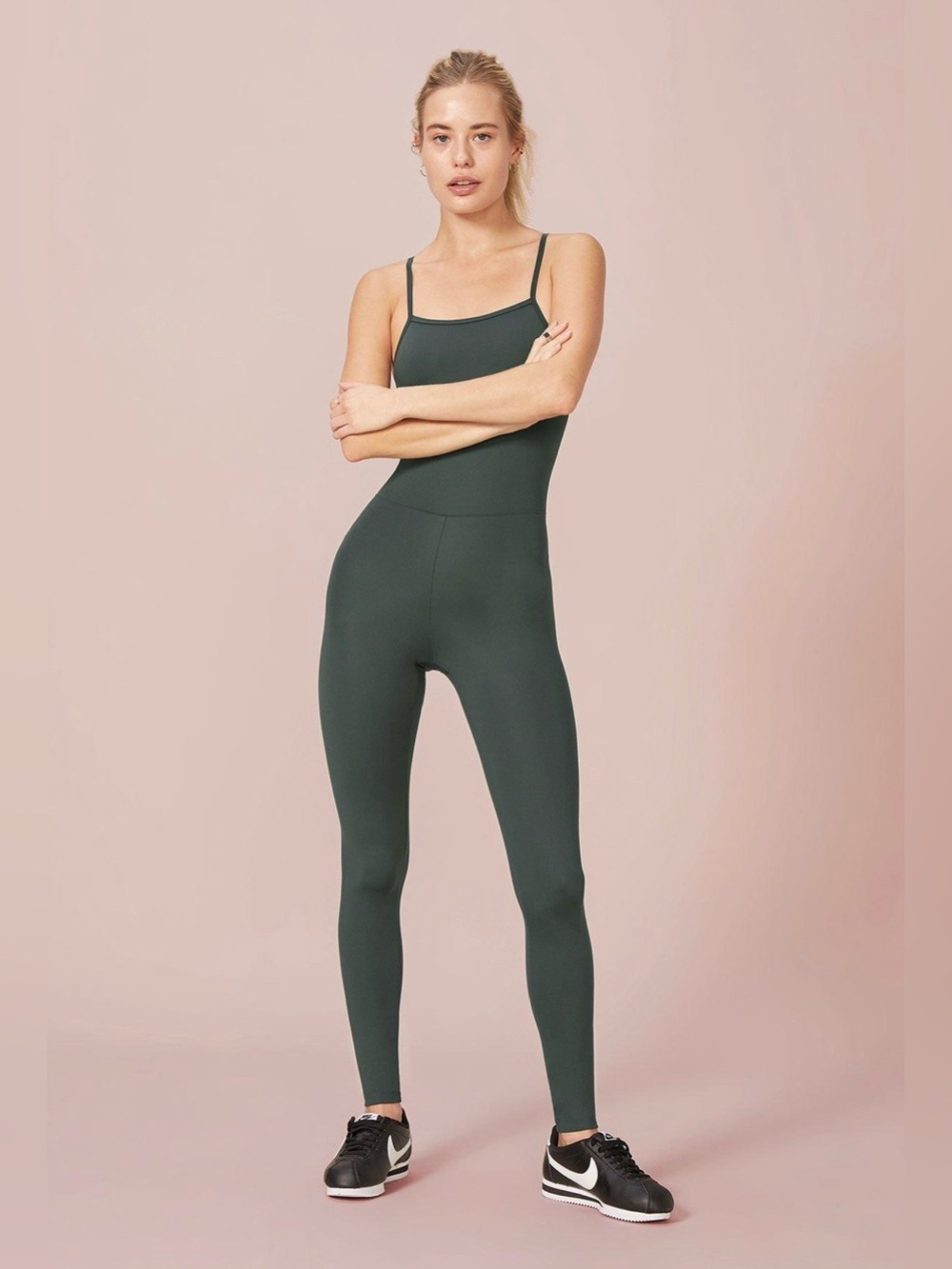 Girlfriend Collective Moon Unitard High-Rise Jumpsuit